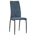 Стул Woodville 15772 43x102x56 см ткань цвет черный