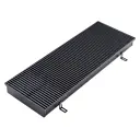 Конвектор внутрипольный KVZ Vent Max Power V Ra Bl 1600x300x80 мм биметалл черный