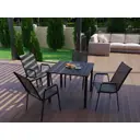 Садовый стол Mitlan Loft MIT2LT002 95х95х78 см алюминий черный