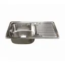 Врезная мойка Mixline 530529 76x42 см глубина чаши 16 см нержавеющая сталь цвет хром