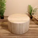 Журнальный столик круглый Сима-ленд 80x80x46 см бежевый