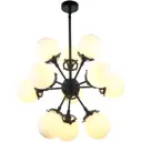 Люстра подвесная Stilfort Ring 2106-01-11p 11 ламп 18 м² цвет черный