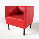 Кресло Salon tron Монреаль 68x75x54 см искусственная кожа цвет красный