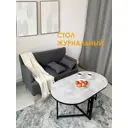 Журнальный столик прямоугольный Laksi 104x54 см цвет серый
