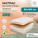 Матрас All'perrino Sorrento Forza Sor20/80/160Fz 80x160x20 см беспружинный 1-спальный