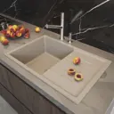 Мойка для кухни Mixline NL-TM19 89x53 см глубина чаши 200 см искусственный камень цвет бежевый