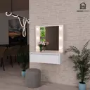 Стол Homegrad 61x99.2x38 см цвет белый