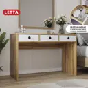 Туалетный стол Letta 110x75x50 см цвет белый