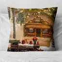 Декоративная подушка Zaberite Новогодний Паровозик 00774 40x40 см