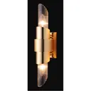 Настенный светильник Crystal Lux 402_2130 цвет жёлтый/золотой