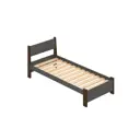 Кровать Solarius Мишка реечное основание mkr-obiv-rs17-ven80-190 90 x 80 x 200 см дерево цвет темно-серый/венге