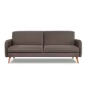 Диван Finsoffa ANN Диван Relax 3 c подушками Велюр Selfie Coffee Лак прозрачный 206x90x86 см велюр цвет коричневый