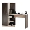 Стол Bts Бейсик 145x135x50.2 см ЛДСП цвет светло-серый, венге