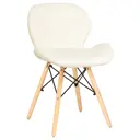 Кухонный стул Dobrin Butterfly LMZL 38x38x51 см искусственная кожа цвет кремовый