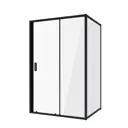 Душевая перегородка Niagara NG-82-12AB-A90B 90x190см черный профиль