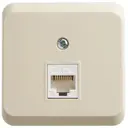 Розетка компьютерная накладная Systeme electric Этюд KOMA-001K RJ45 цвет кремовый