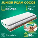 Матрас Sleeptek Junior FoamCocos SJFC-00001-3145 80x190x17 см независимый пружинный блок 1-спальный
