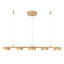 Светильник подвесной светодиодный Ambrella light Fl51735 28 м² регулируемый белый свет цвет жёлтый/золотой