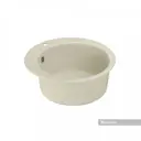 Мойка для кухни Aquaton Иверия 1A711032IV240 47x47 см глубина чаши 178 см искусственный камень цвет светло-бежевый