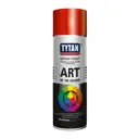 Декоративная аэрозольная эмаль Tytan Professional 93885 глубокоматовая чёрная RAL9004 400 мл