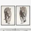 Набор картин Artnomore Leopards 2024г. AR-777000972 75x105 см 2 шт