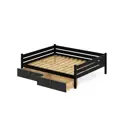 Кровать Solarius Tahta160-190onix-2yash 170 x 63 x 200 см сосна цвет черный