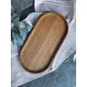 Поднос-органайзер 32x16 см Арт Птица L ясень цвет кофейный