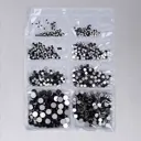 Набор Стразы холодной фиксации MAGIC 4 HOBBY арт.TBY.MIX 1 цв.черный уп.1000шт TBY.MIX 1.3