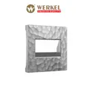 Накладка Werkel для двойной розетки Ethernet RJ-45 серебряный