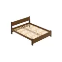 Кровать Solarius Мишка орто основание 130x80x210см дерево цвет коричневый/венге