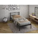 Кровать Стиллмет Нео 95 x 77.5 x 206 см металл цвет черный