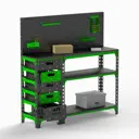 Стол-верстак Metalex SVTIP951250 950х1200х500 мм, максимальная нагрузка 260 кг