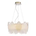 Люстра подвесная светодиодная St luce Sl6135.203.01 10.5 м² нейтральный белый свет цвет золотистый