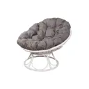 Кресло M-group 12860109 Home 98 см x 81 см x 79 см искусственный ротанг белый