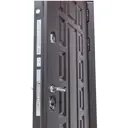 Входная дверь Diva МД-38 205x86см правый цвет Д15 венге/Д15 Сандал Белый с зеркалом