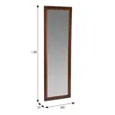 Зеркало с рамой Ifers 118x34 см Селена средне-коричневый