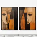 Набор картин Artnomore Monotony of the palettes 2024г. AR-777000106 75x105 см 2 шт