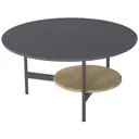 Стол журнальный Калифорния Марио 9557096401 Графит/дуб сонома 78x40.5 см