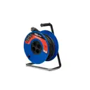 Удлинитель на катушке Redverg MA-285 КГ 3x1.5 30 м 4 розетки 3500 Вт с заземлением IP20 цвет синий