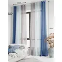 Тюль Helga Базовая коллекция HH206680-230 на шторной ленте 230x300 см цвет синий, голубой