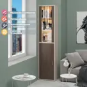 Стеллаж с полками Мэрдэс СУ(ш1в2)+1ФГ+1ФС 50x216x34 см нагрузка до 30 кг ЛДСП цвет карамель/шамони