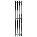 Полотенцесушитель электрический Primoclima Sol R E Inox 210x1200 мм 122 Вт с терморегулятором I-образный цвет полированная нержавеющая сталь