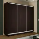 Шкаф-купе Мебельная Компания Е1 3 дверный 220x180x60 см 9 полок ЛДСП цвет венге