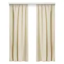 Штора Миртек Linen 2009981180549 на шторной ленте 180x300 см цвет бежевый