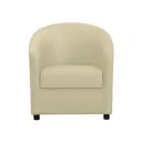 Кресло Элегия Энни 68x78x75 см эко-кожа цвет кремовый, экокожа