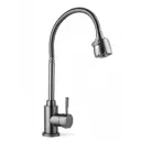 Смеситель для кухни Wasser zimmer ZM-7728-2Q-75017 см гибкий излив цвет графит
