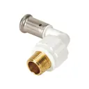 Угол комбинированный 90° Henco 3/4"x20 мм НР PVDF 5PKW-2005