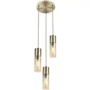 Светильник подвесной Toplight Ilene Tl1628h-03gd 3 лампы 9 м² цвет желтый