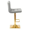 Барный стул Dobrin Goldie lm-5016 42x115x52 см цвет серый 2 шт