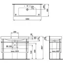 Раковина Laufen Pro 105x46x9.5 см 8.1396.6.000.104.1